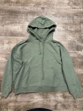 Aerie Green Hoodie Size Small
